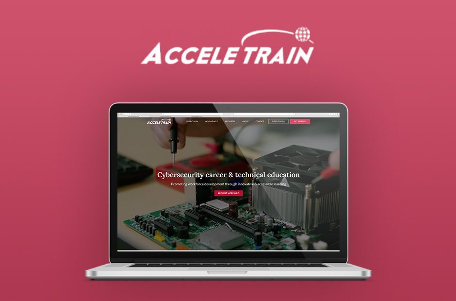 Acceletrain's website design