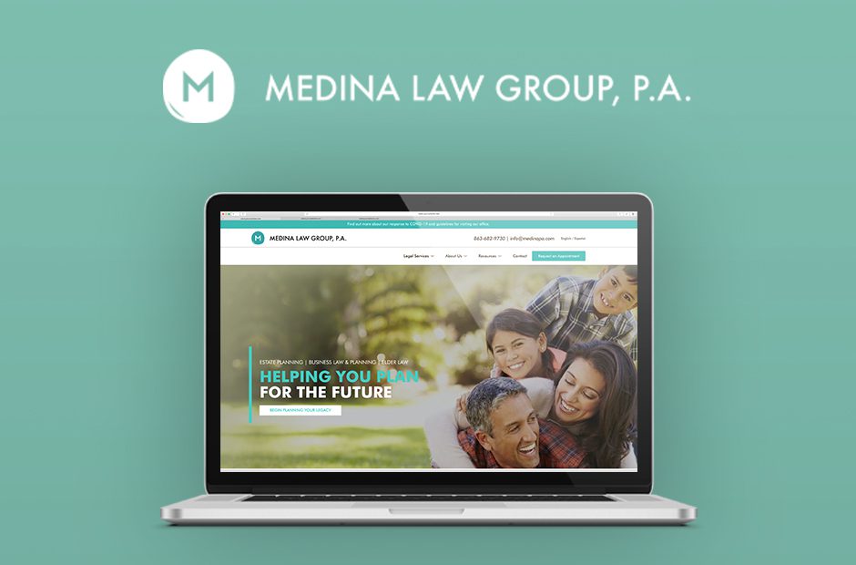 Medina Law Group's website design