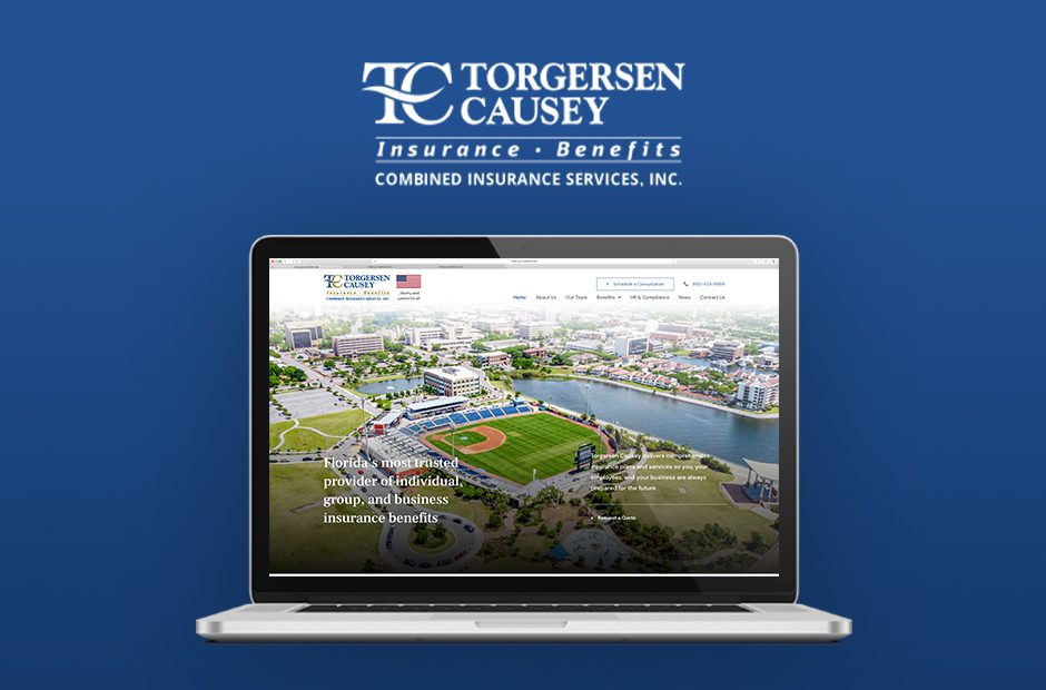 Torgersen Causey's website design